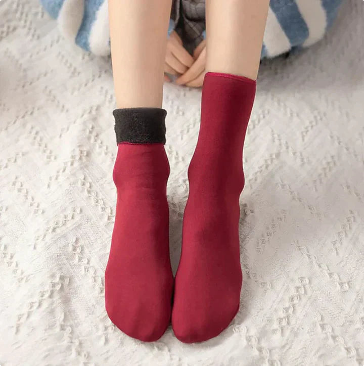 WarmSocks™ - גרבי חורף מבד קטיפה